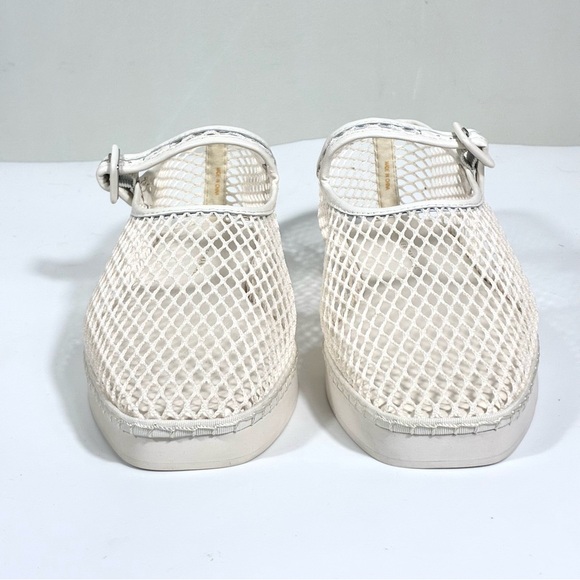 Loeffler Randall Cream Mesh Loafers - Picture 8 of 16